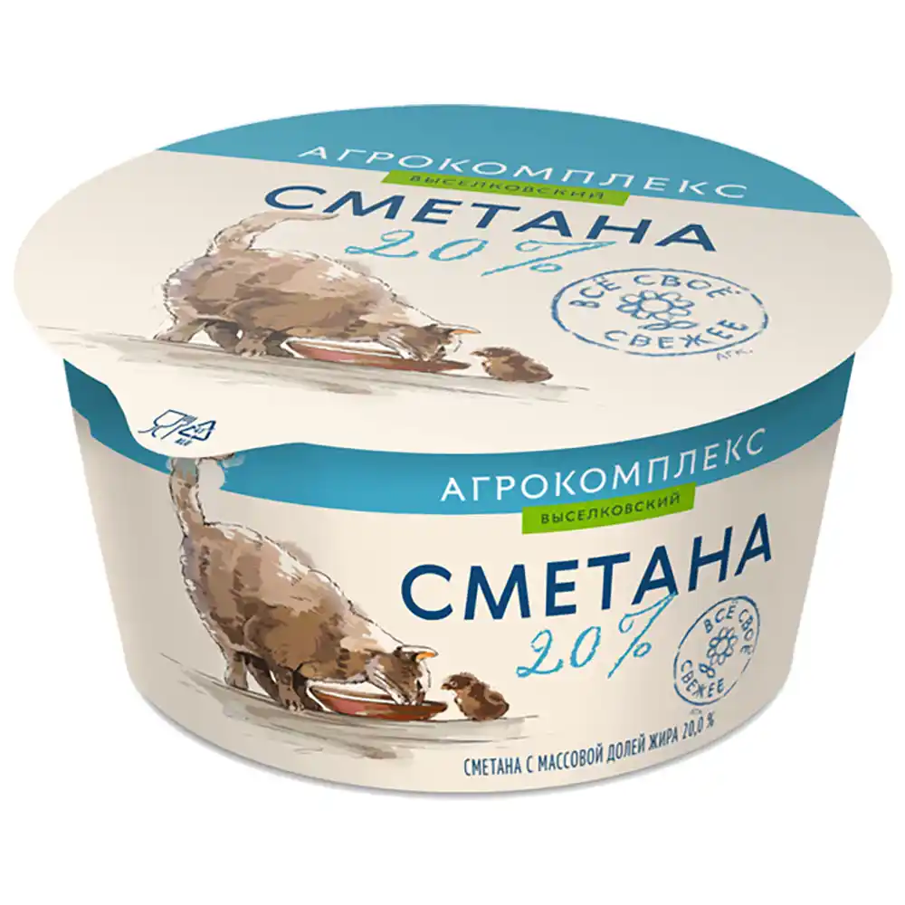 Сметана Агрокомплекс %