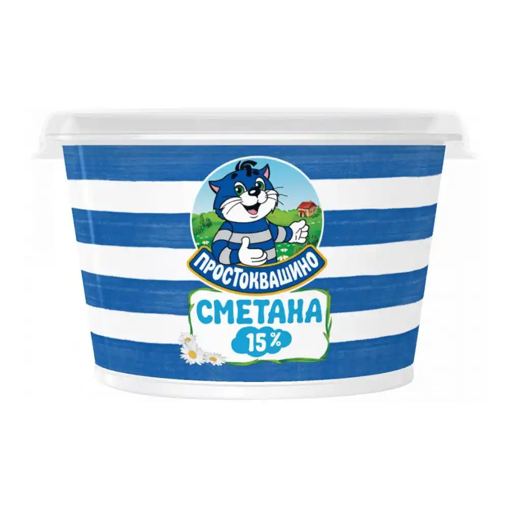 Сметана Простоквашино %