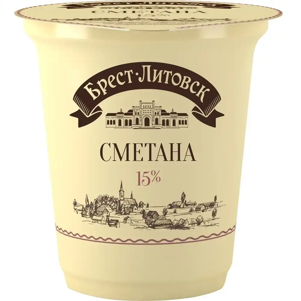Сметана Брест-Литовск %