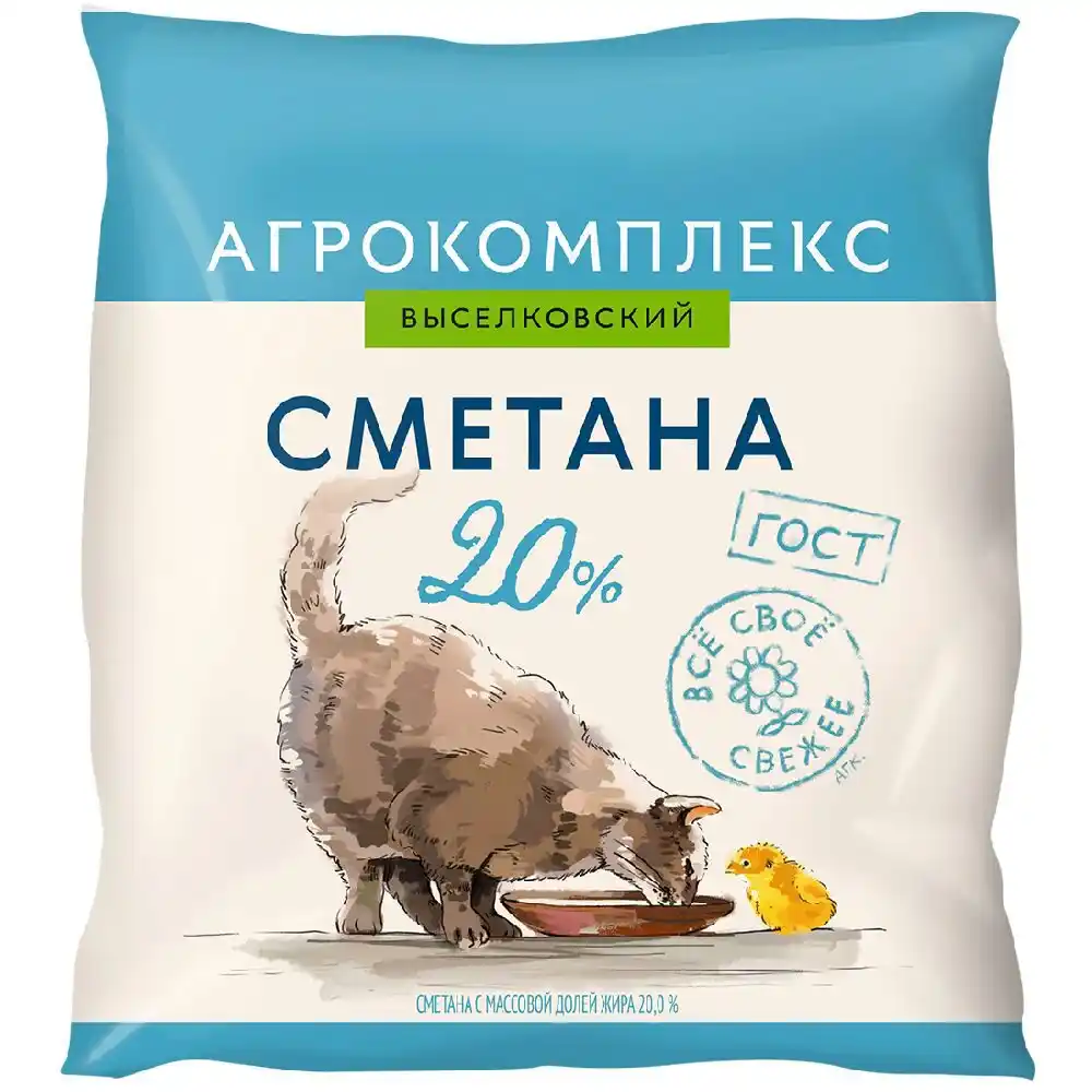 Сметана Агрокомплекс %
