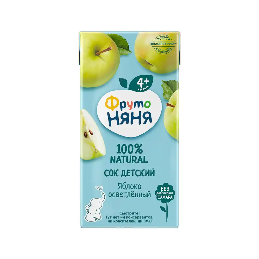 Сок ФрутоНяня яблочный