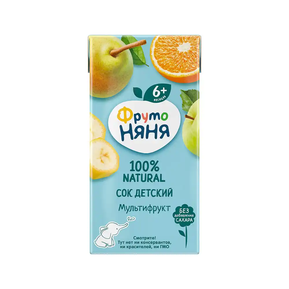 Сок ФрутоНяня мультифруктовый