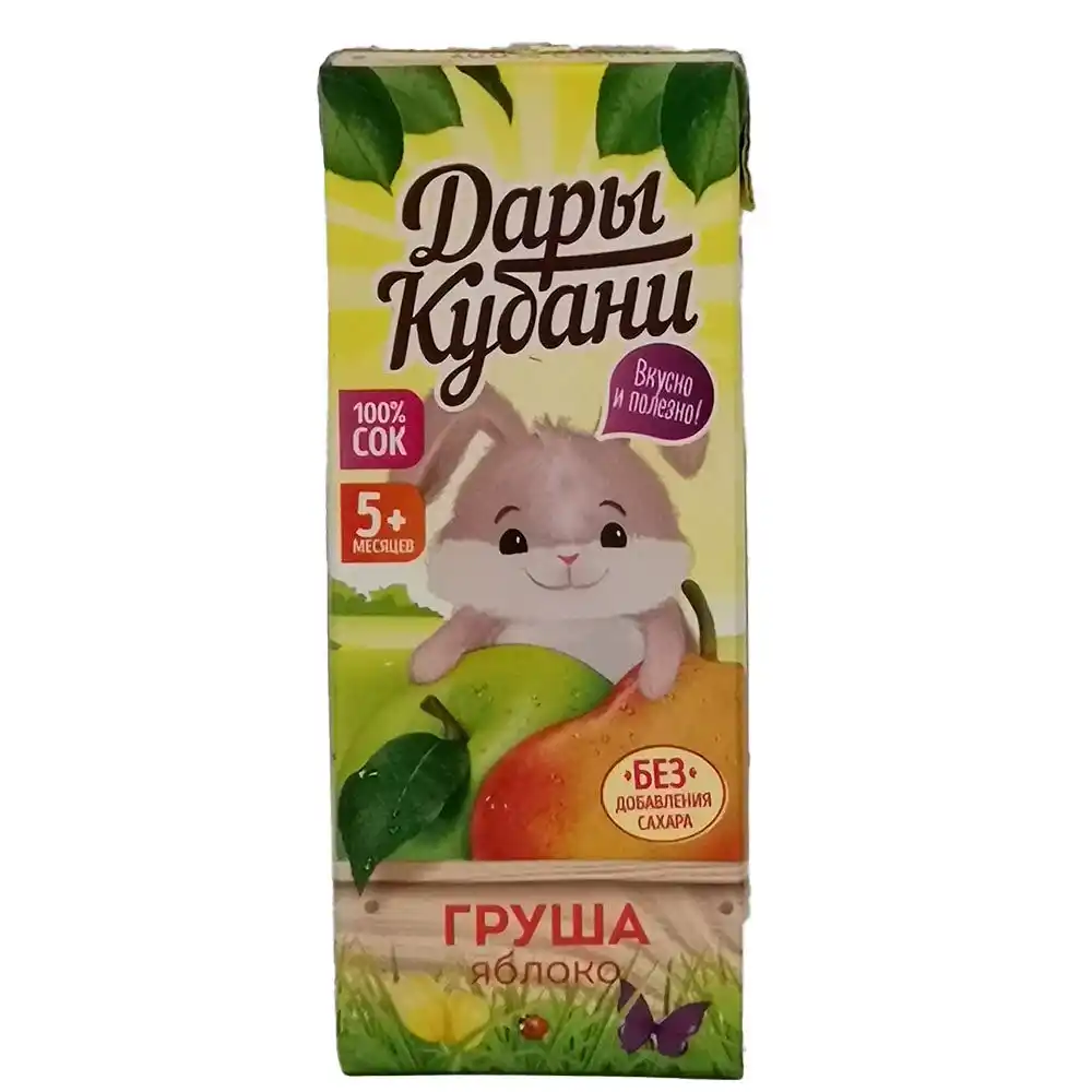 Сок яблочно-грушевыи Дары