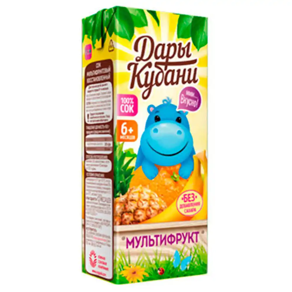 Сок мультифруктовыи Дары