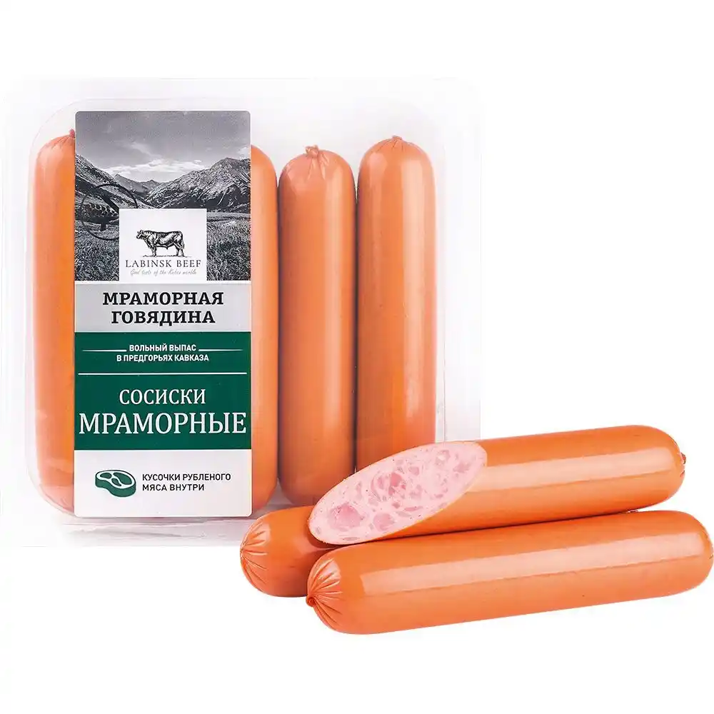 Сосиски Агрокомплекс Мраморные