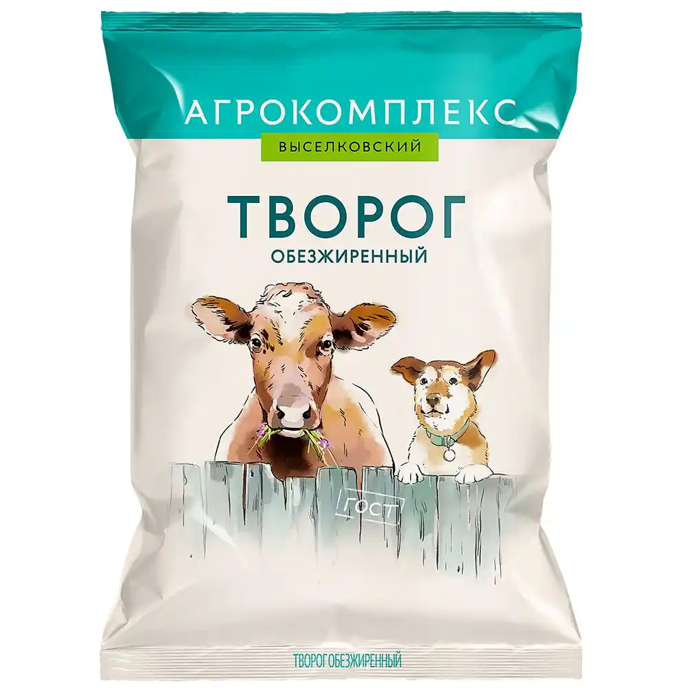 Творог Агрокомплекс обезжиренный