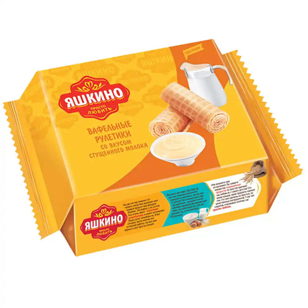 Вафли Яшкино рулетики