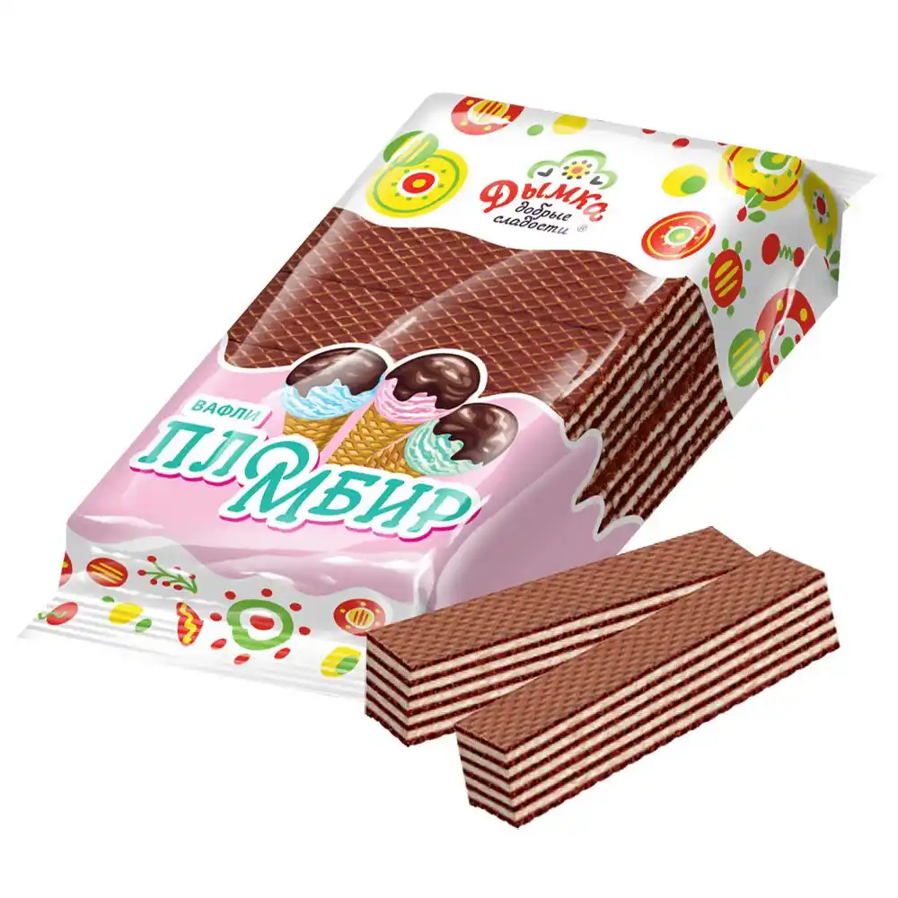 Вафли Дымка Пломбир