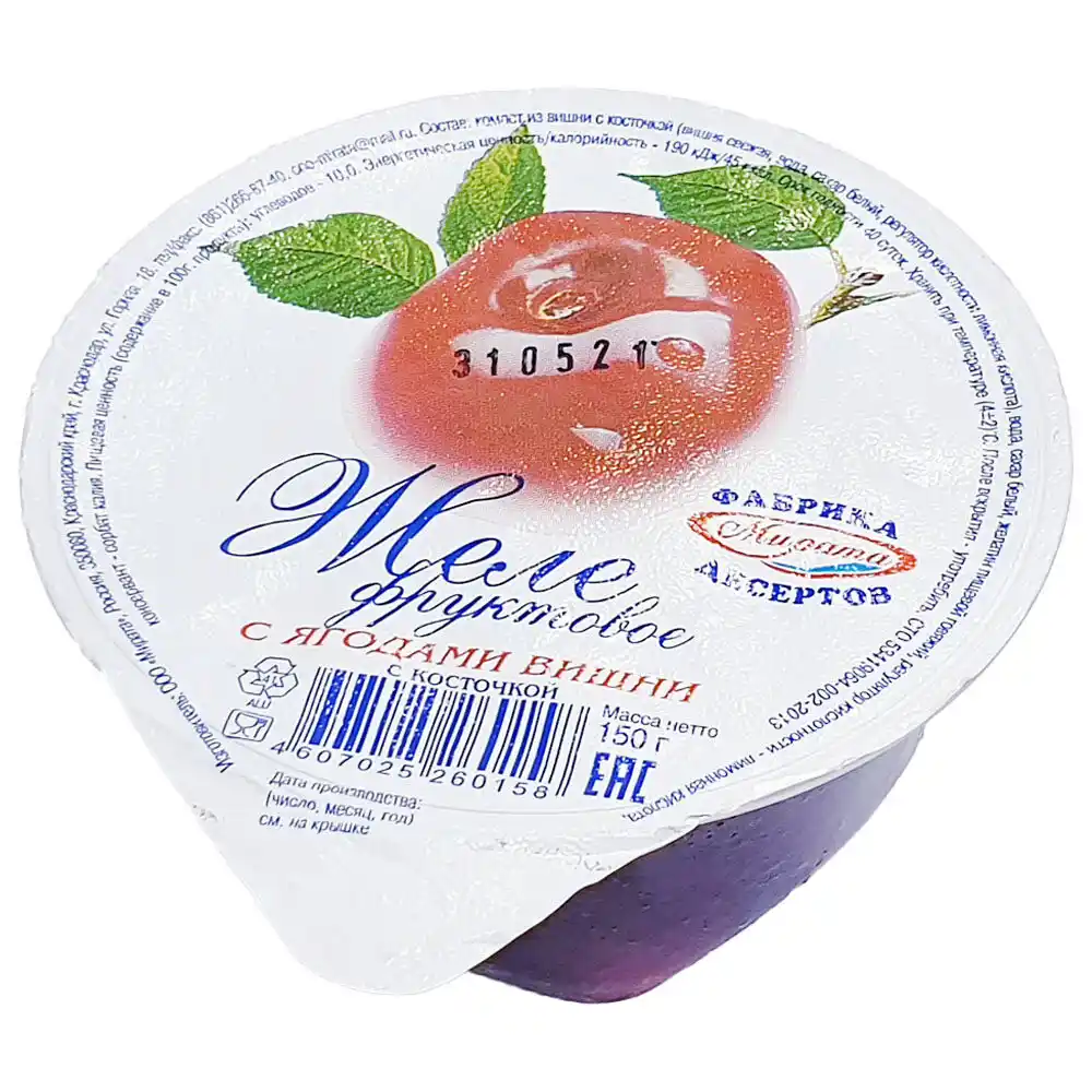 Желе Мирата фруктовое