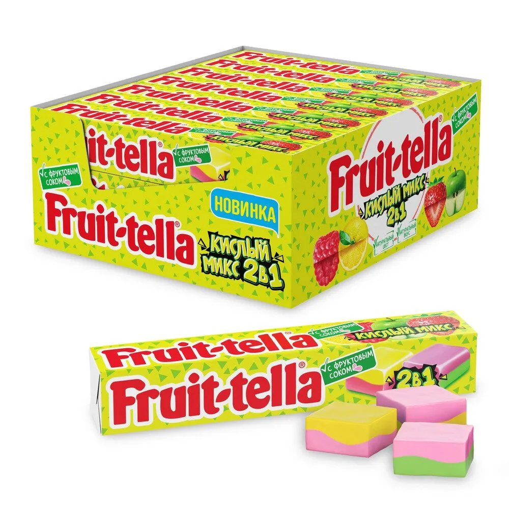 Жевательные конфеты Fruit-tella