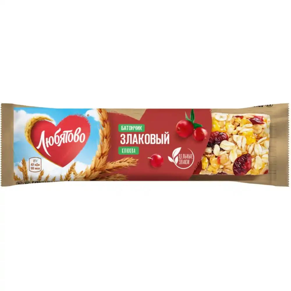 Злаковый батончик Любятово
